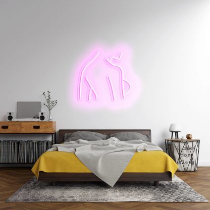 Side Boob Neon Sign - neonaffair