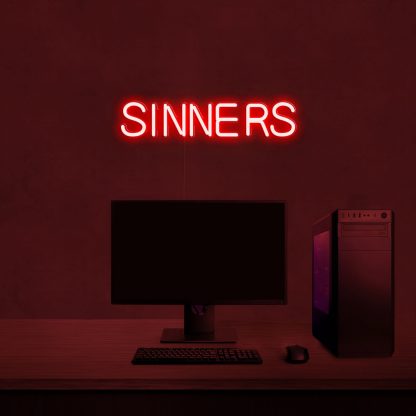 'Sinners' LED Neon Sign - neonaffair