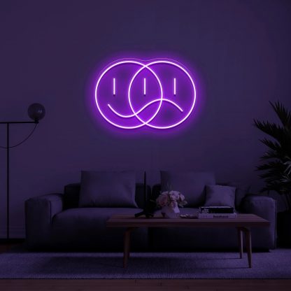 Smile + Frown Neon Sign - neonaffair