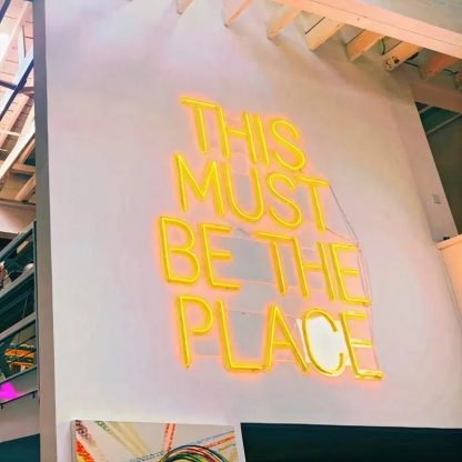 THIS MUST BE THE PLACE LED NEON SIGN - neonaffair