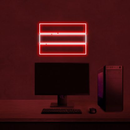 'Austria Flag' LED Neon Sign - neonaffair