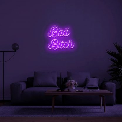 'Bad Bitch' LED Neon Sign - neonaffair