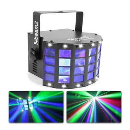 BEAMZ LED BUTTERFLY 3X3W RGB, SMD STROBE - neonaffair