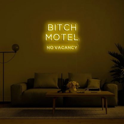 'Bitch Motel' LED Neon Sign - neonaffair