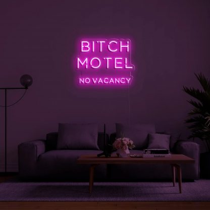 'Bitch Motel' LED Neon Sign - neonaffair