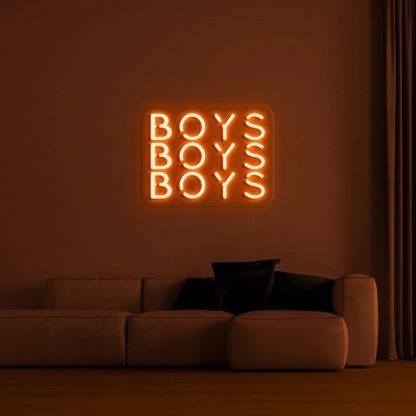 'BOYS BOYS BOYS' Neon Sign - neonaffair