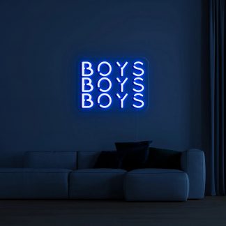 'BOYS BOYS BOYS' Neon Sign - neonaffair