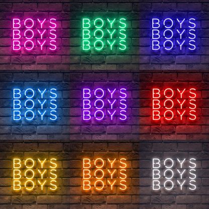 'BOYS BOYS BOYS' Neon Sign - neonaffair