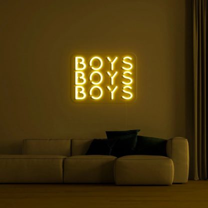 'BOYS BOYS BOYS' Neon Sign - neonaffair