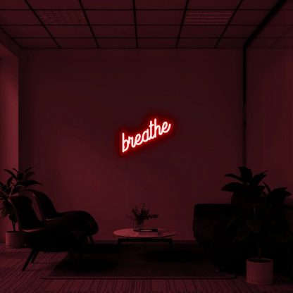 'Breathe' LED Neon Sign - neonaffair