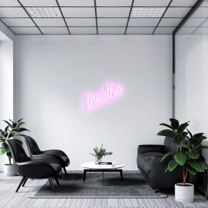 'Breathe' LED Neon Sign - neonaffair