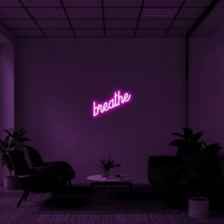 'Breathe' LED Neon Sign - neonaffair