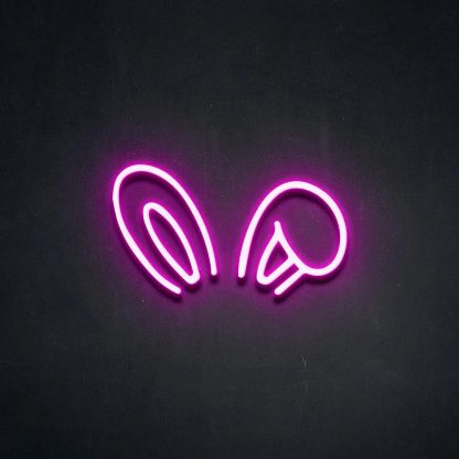 'Bunny Ears' Neon Sign - neonaffair