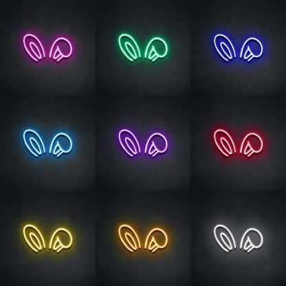 'Bunny Ears' Neon Sign - neonaffair