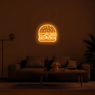 'Burger' LED Neon Sign - neonaffair