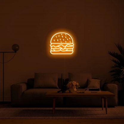 'Burger' LED Neon Sign - neonaffair