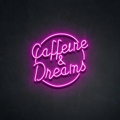 'Caffeine Dreams' Neon Sign - neonaffair