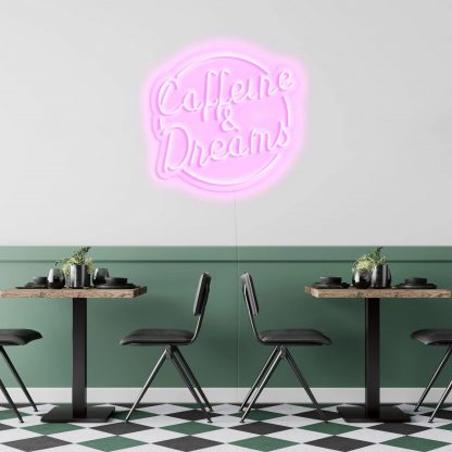 'Caffeine Dreams' Neon Sign - neonaffair