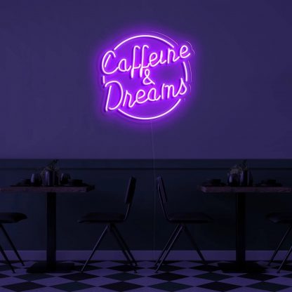 'Caffeine Dreams' Neon Sign - neonaffair