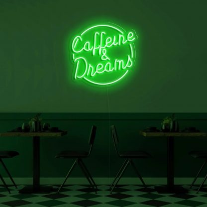 'Caffeine Dreams' Neon Sign - neonaffair