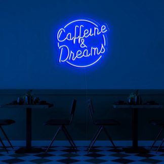 'Caffeine Dreams' Neon Sign - neonaffair