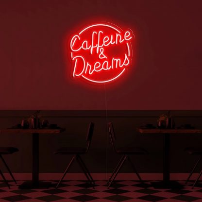 'Caffeine Dreams' Neon Sign - neonaffair