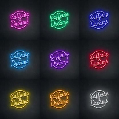 'Caffeine Dreams' Neon Sign - neonaffair