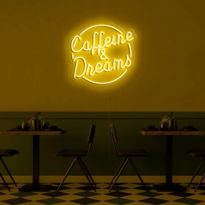 'Caffeine Dreams' Neon Sign - neonaffair