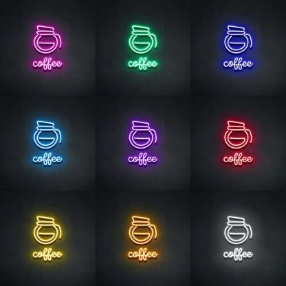 'Coffee Jug' Neon Sign - neonaffair