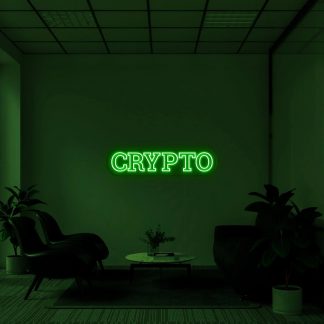 'Crypto' LED Neon Sign - neonaffair