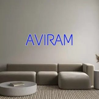 Custom Neon: AVIRAM - neonaffair