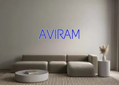 Custom Neon: AVIRAM - neonaffair