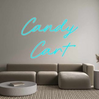 Custom Neon: Candy Cart - neonaffair