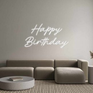 Custom Neon: Happy Birthday - neonaffair