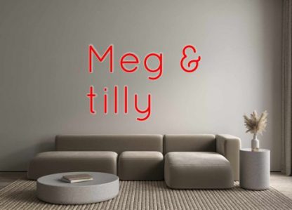 Custom Neon: Meg & tilly - neonaffair