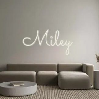 Custom Neon: Miley - neonaffair