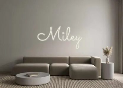 Custom Neon: Miley - neonaffair