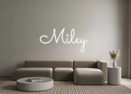 Custom Neon: Miley - neonaffair