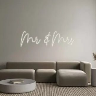 Custom Neon: Mr & Mrs - neonaffair