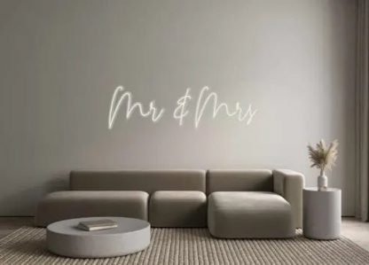 Custom Neon: Mr & Mrs - neonaffair