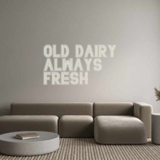 Custom Neon: Old Dairy Alw... - neonaffair