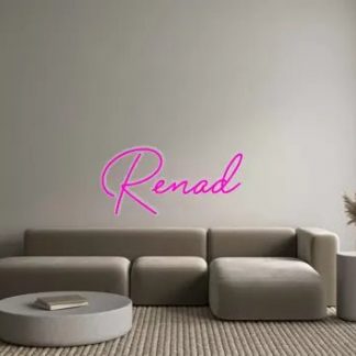 Custom Neon: Renad - neonaffair