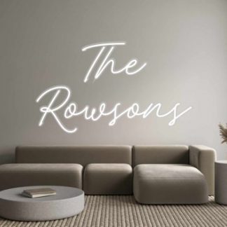 Custom Neon: The Rowsons - neonaffair