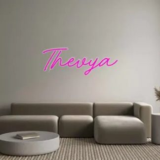 Custom Neon: Thevya - neonaffair