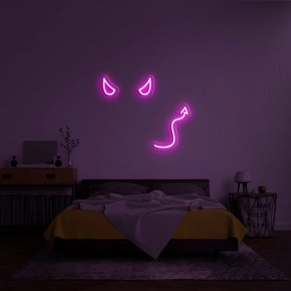 Devil Features Neon Sign - neonaffair