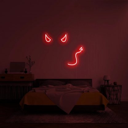 Devil Features Neon Sign - neonaffair