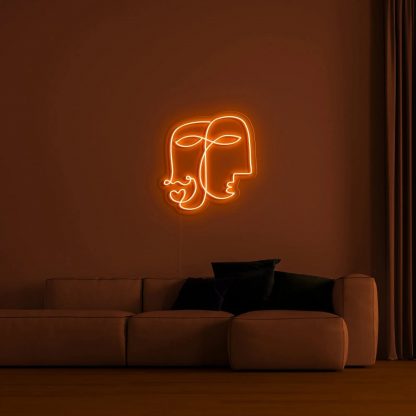 'Double face' Neon Sign - neonaffair