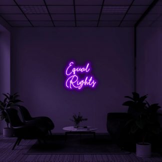 'Equal rights' LED Neon Sign - neonaffair