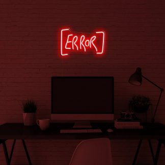 'Error' Neon Sign - neonaffair