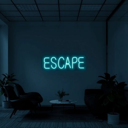 'Escape' LED Neon Sign - neonaffair